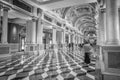 Fancy luxurious lobby balcony at venetian las vegas Royalty Free Stock Photo