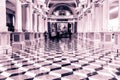 Fancy luxurious lobby balcony at venetian las vegas Royalty Free Stock Photo