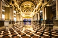 Fancy luxurious lobby balcony at venetian las vegas