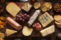 Fancy Meat and Cheeseboard with Fruit