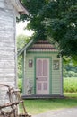 Fancy outhouse