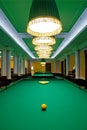 Fancy pool hall Royalty Free Stock Photo