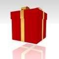 Fancy present illustration Royalty Free Stock Photo