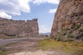 Fancy rock formation at Utah highway