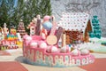 A fancy sweet and dessert theme travel attracttion in Chonburi named Great and Grand sweet destination