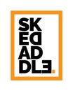 Skedaddle, fancy typography Royalty Free Stock Photo