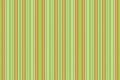 Fancy vector vertical background, crease seamless lines fabric. Lady texture textile stripe pattern in lime and cornsilk colors Royalty Free Stock Photo