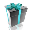 Fancy wrapped ribbon present Royalty Free Stock Photo