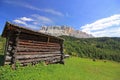 Fanes range from Pralongia plateau, Dolomites Royalty Free Stock Photo