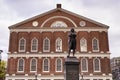 Faneuil Hall and Samuel Adams statue Boston Massachusetts Royalty Free Stock Photo