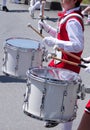 Fanfare drummers Royalty Free Stock Photo