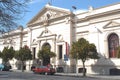 fangio museum facade in the city of barcarce argentina Royalty Free Stock Photo