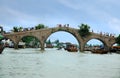 Fangsheng bridge in the ancient water town of Zhujiajiao