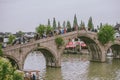 Fangsheng Bridge in Zhujiajiao Ancient Town, China