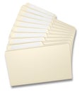 Fanned File Folders