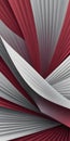 Fanned Shapes in Maroon and Gray Royalty Free Stock Photo