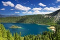 Fannette Island in Emerald Bay at Lake Tahoe, California, USA