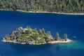 Fannette Island in Emerald Bay, Lake Tahoe, California, USA Royalty Free Stock Photo