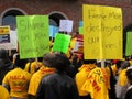 Fannie Mae Protesters Royalty Free Stock Photo