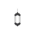 Fanoos Lantern islam logo simple vector icon illustration