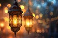 fanous Ramadan lanterns at night