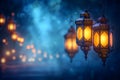 fanous Ramadan lanterns at night