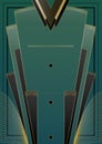 Fans Art Deco Background