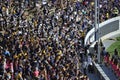 Fans at Cal Berkeley Game at California Memorial Stadium Royalty Free Stock Photo