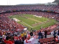 Fans cheer as 49ers celebrate win on field