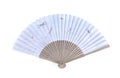 Fans close up on white Royalty Free Stock Photo