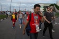 Fans at the day of FIFA game in Nizhnii Novgorod