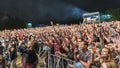Fans enjoy Skillet live at Atlas Weekend Festival. Kiev, Ukraine.