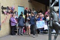 Fans journalists St.Marys Hospital London