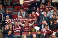 Fans of Latvia, during FEDCUP BNP Paribas World Group II First Round game