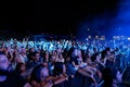 Fans during Spanish singer Manu Carrasco show in Mallorca