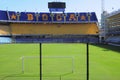 Fans tribune at Bombonera stadium.