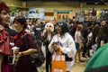 Fans, vendors and visitors crowd the aisles at the Comic Expo