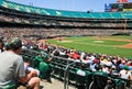 Fans Watch A Major League Baseball Game