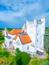 Fantast castle in Serbia during a summer day Royalty Free Stock Photo