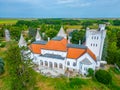 Fantast castle in Serbia during a summer day Royalty Free Stock Photo