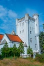Fantast castle in Serbia during a summer day Royalty Free Stock Photo