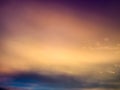 Fantastic abstract blue color of twilight white cloud and sky Royalty Free Stock Photo