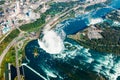 Fantastic aerial views of the Niagara Falls, Ontario, Canada