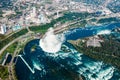 Fantastic aerial views of the Niagara Falls Ontario Canada