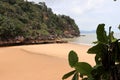 Fantastic bay with rocks - Bako national park, Sarawak, Borneo, Malaysia, Asia Royalty Free Stock Photo