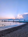 Fantastic Black Sea ocean sunset sundown cloud sky summer landscape photo