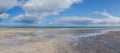 Fantastic blue beach on the lofoten village ramberg norway