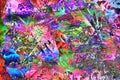 Fantastic, colorful Creative handmade painted abstract background