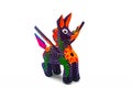 Fantastic creature carved in wood known as Alebrije, from Mexico Royalty Free Stock Photo