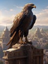 Fantastic eagle, ancient Eypt Generative AI